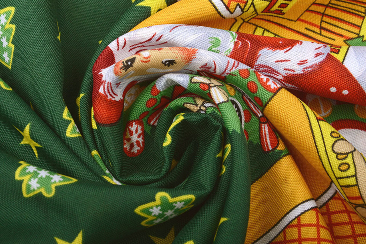 Tissu de Noël Kerstboompjes Vert Tissu de Noël Kerstboompjes Vert