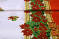 Christmas Fabric Poinsettia Red Christmas Fabric Poinsettia Red
