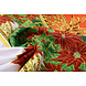 Tissu de Noël Kerstster Rouge Tissu de Noël Kerstster Rouge