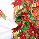 Christmas Fabric Poinsettia Red