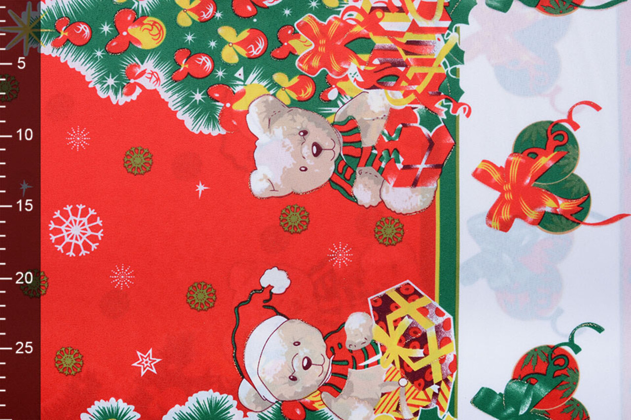Tessuto Natalizio Kerstberen Rosso Tessuto Natalizio Kerstberen Rosso