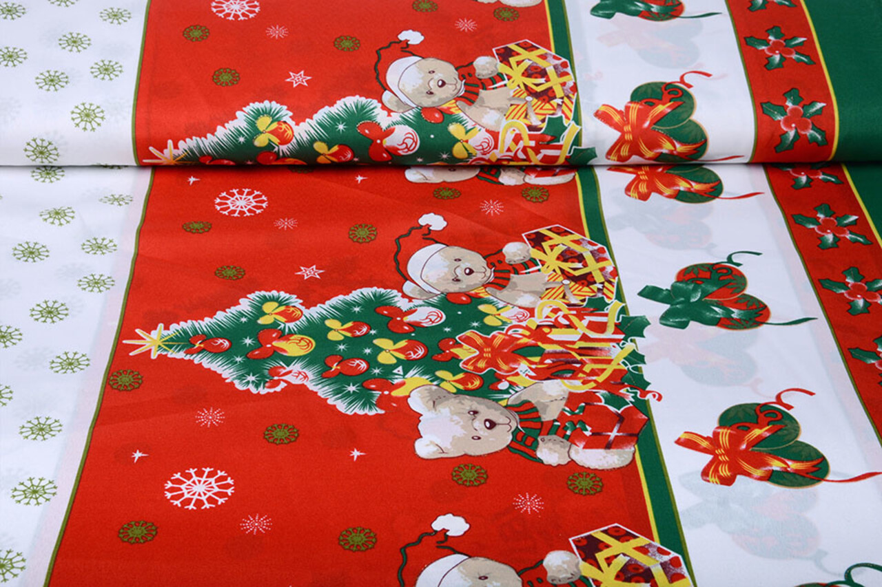 Kerststof  Kerstberen Rood Kerststof  Kerstberen Rood