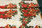 Christmas Fabric Christmas Bell with Holly Green Christmas Fabric Christmas Bell with Holly Green