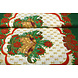 Tissu de Noël Grand Clochettes de Noël Vert Tissu de Noël Grand Clochettes de Noël Vert