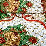Tessuto Natalizio Grande Kerstklok Rosso Tessuto Natalizio Grande Kerstklok Rosso