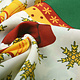 Christmas Fabric Snowflakes Green