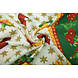 Tissu de Noël Sneeuwvlokjes Vert Tissu de Noël Sneeuwvlokjes Vert