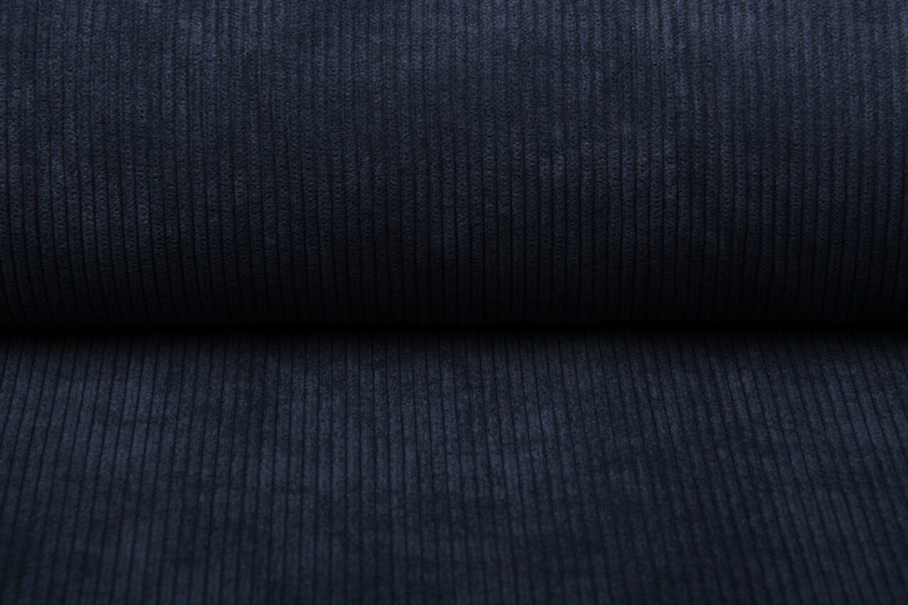 8 W Velluto a Coste Blu Navy 8 W Velluto a Coste Blu Navy