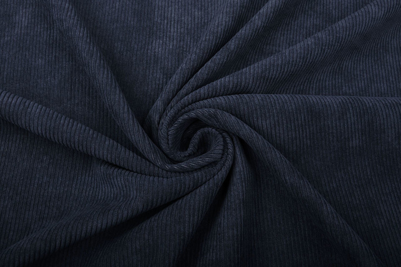 8 W Cordstoff Marineblau 8 W Cordstoff Marineblau