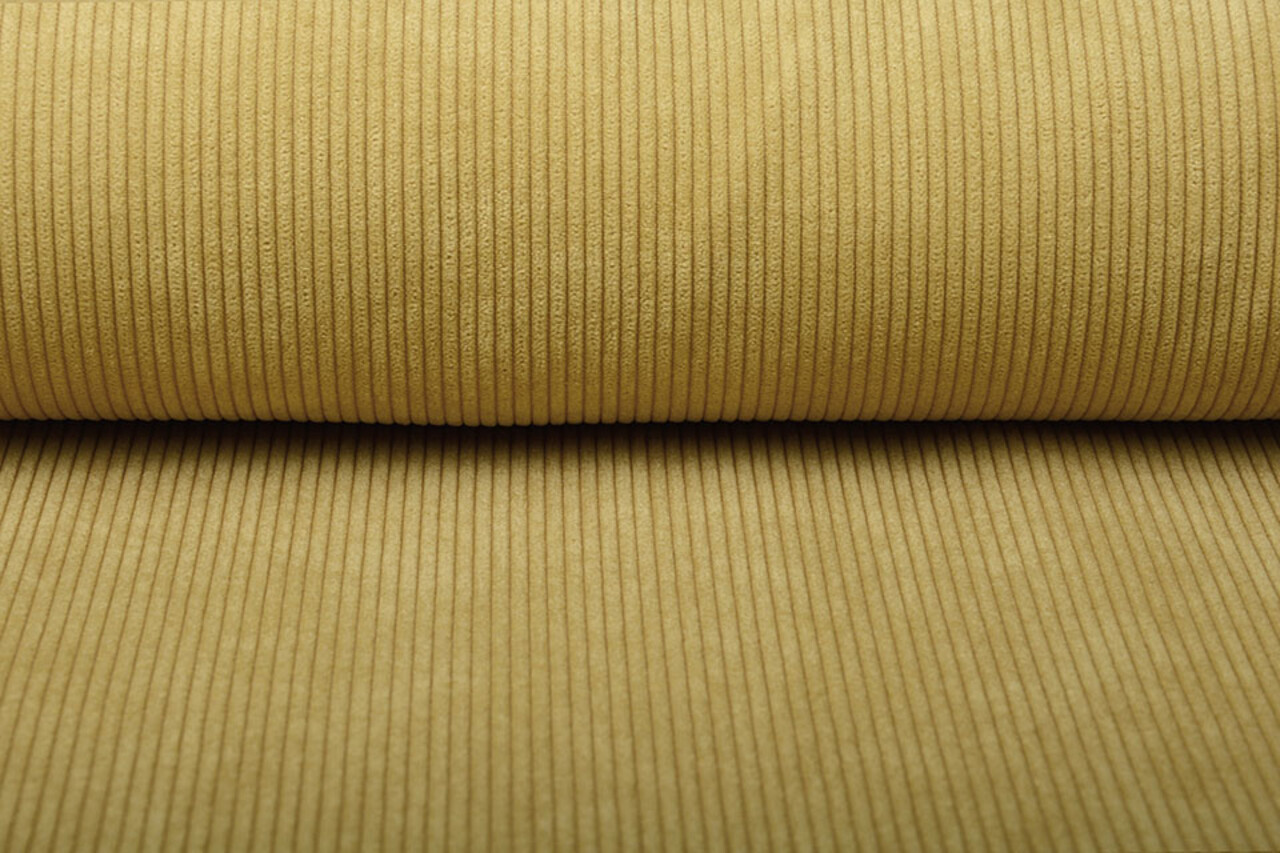 8 W Corduroy Ocher Yellow