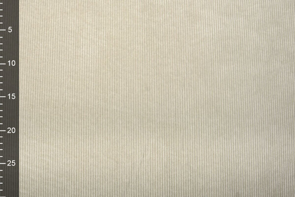 8 W Velours Côtelé Beige