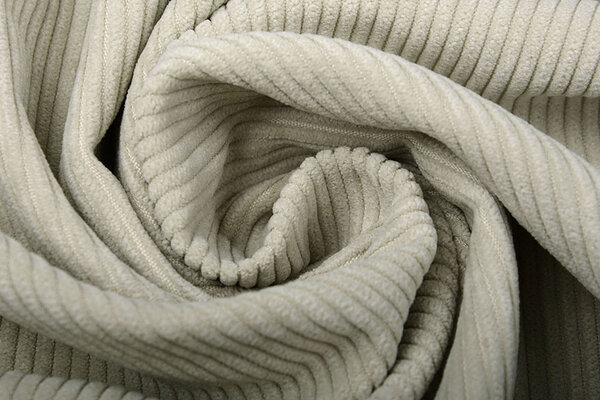 8 W Velours Côtelé Beige