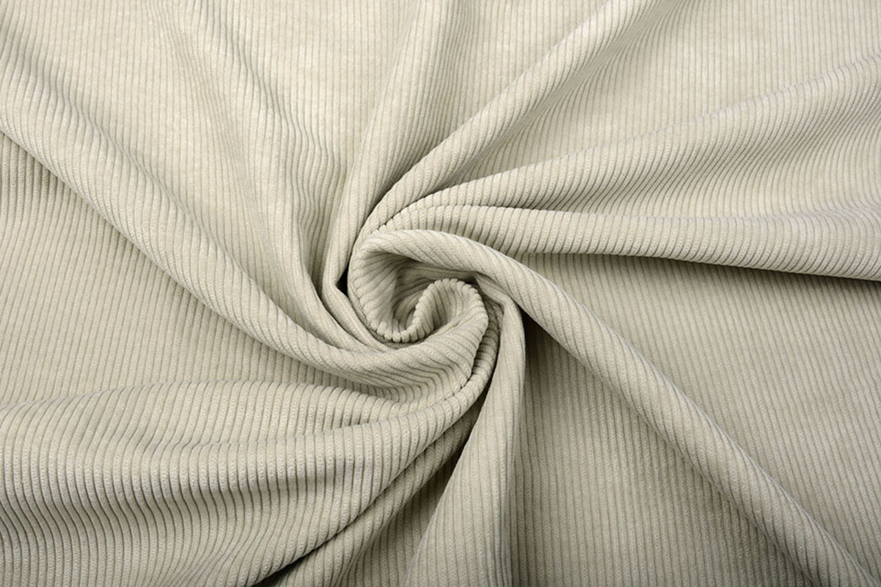 8 W Cordstoff Beige