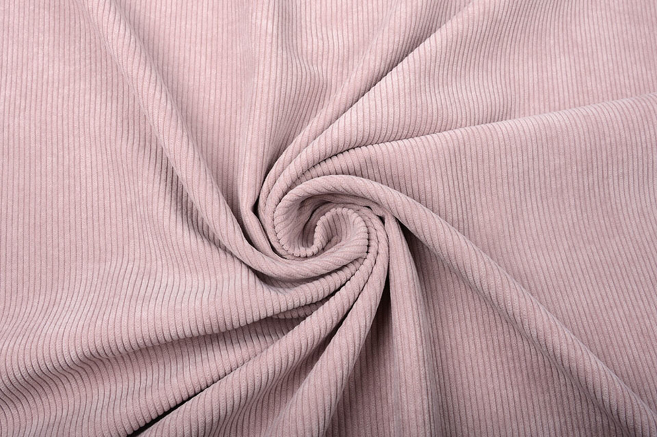 8 W Velluto a Coste Rosa Cipria 8 W Velluto a Coste Rosa Cipria