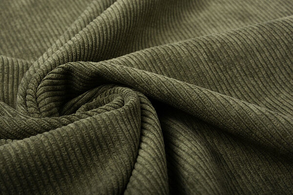 8 W Corduroy Army Green