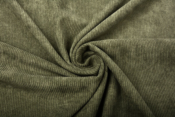 8 W Corduroy Army Green
