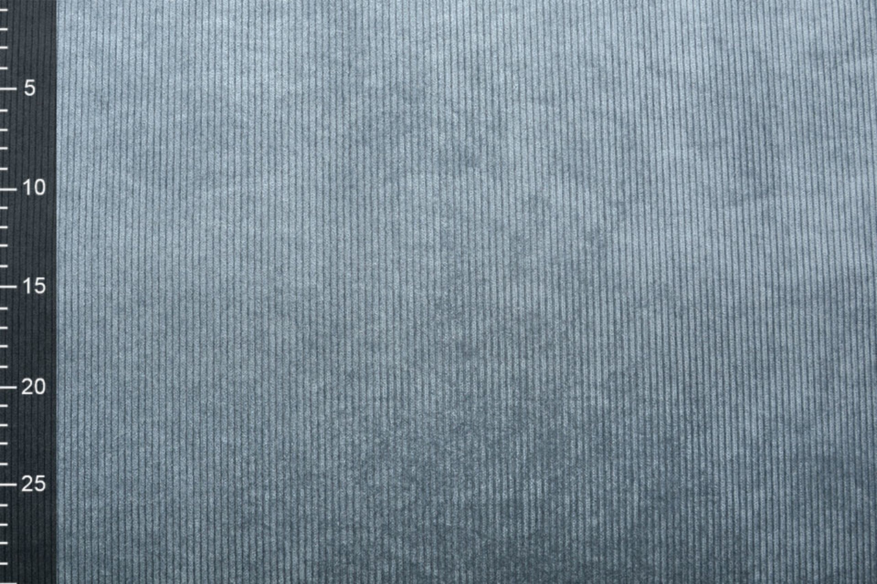 8 W Cordstoff Grau