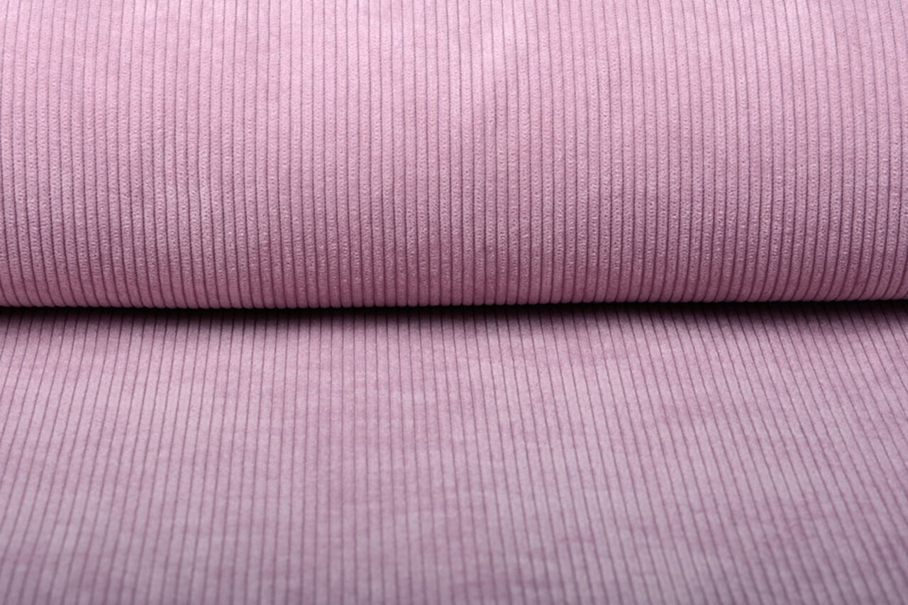 8 W Velours Côtelé Vieux Rose