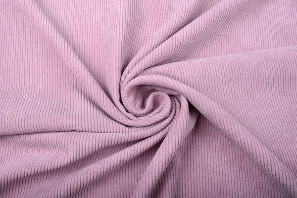 8 W Velours Côtelé Vieux Rose