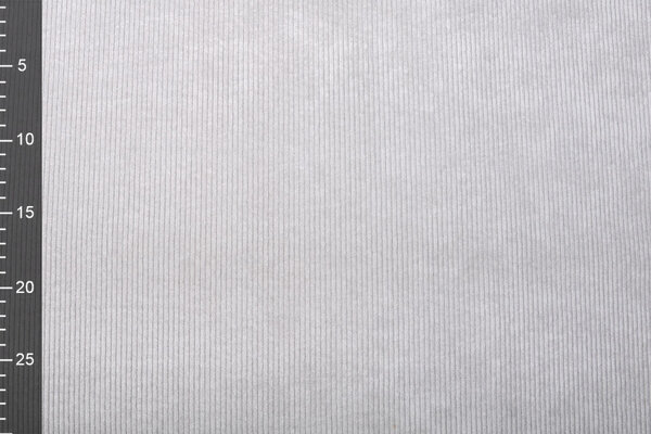 8 W Corduroy Licht Grijs