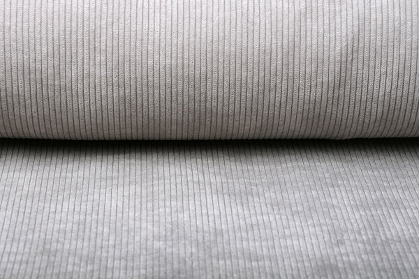 8 W Corduroy Licht Grijs