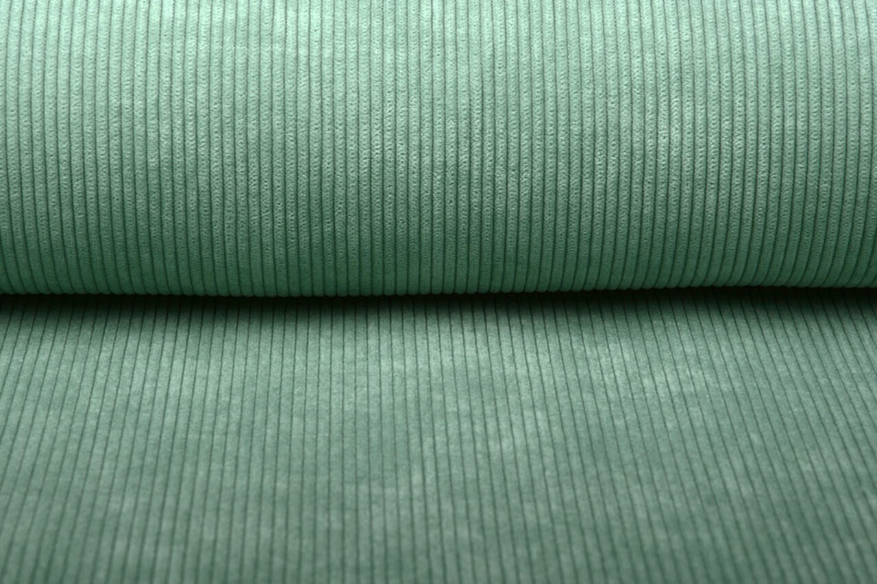 8 W Velluto a Coste Verde Antico