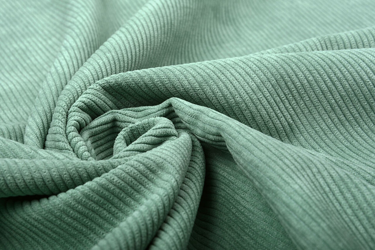 8 W Velluto a Coste Verde Antico