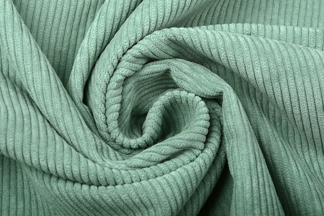 8 W Cordstoff Altgrün 8 W Cordstoff Altgrün