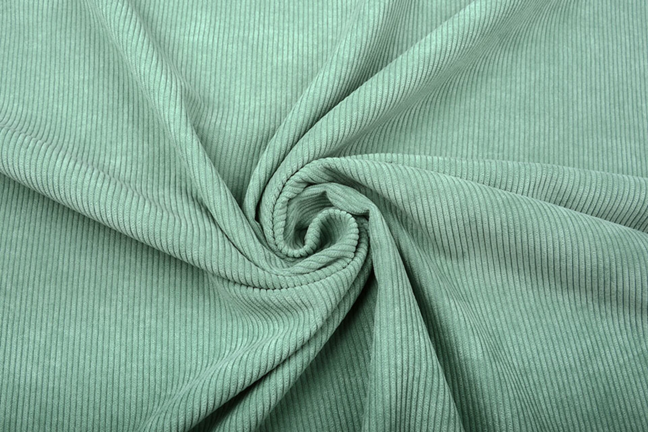 8 W Cordstoff Altgrün 8 W Cordstoff Altgrün