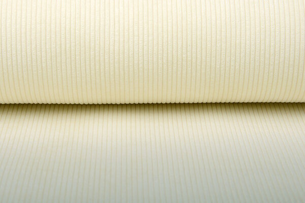 8 W Velours Côtelé Crème