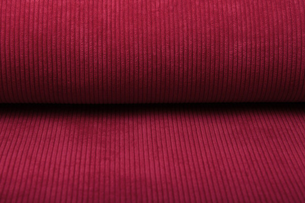 8 W Corduroy Wine Red