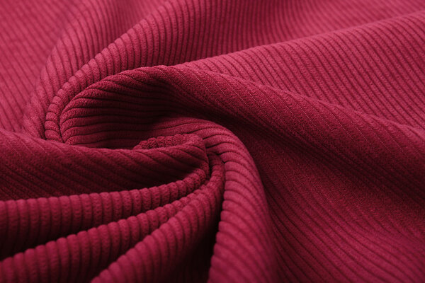 8 W Corduroy Wine Red