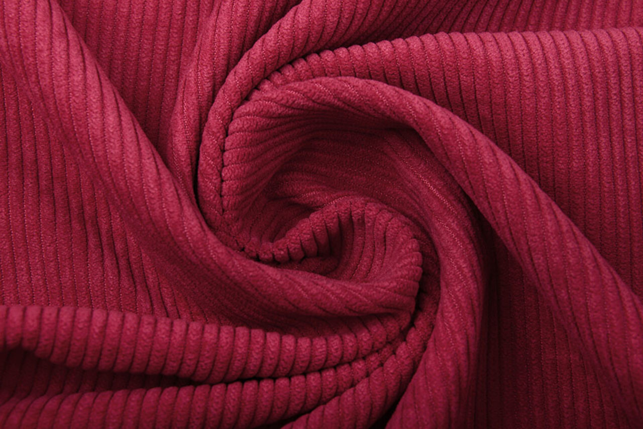 8 W Corduroy Wine Red