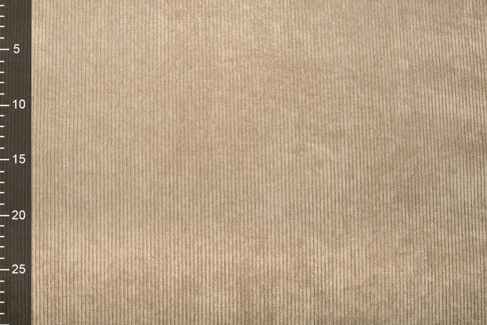 8 W Cordstoff Taupe