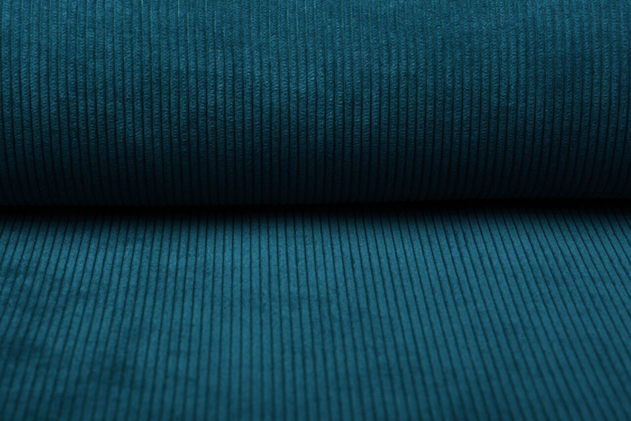 8 W Velours Côtelé Pétrole Foncé 8 W Velours Côtelé Pétrole Foncé