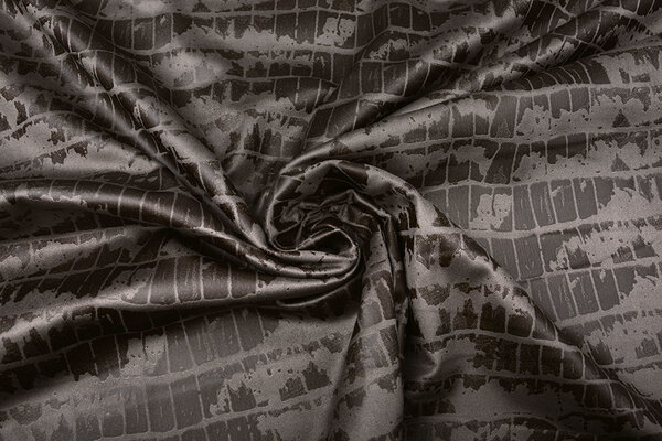 Alcantara, Wildleder, Suedine mit Lack Krokodil DunkelBraun