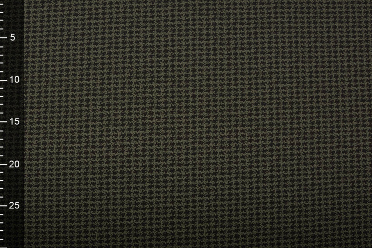 Jeans Stretch Pied de Poule Army Green