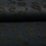 Denim Rose Glitter Scuro Blu