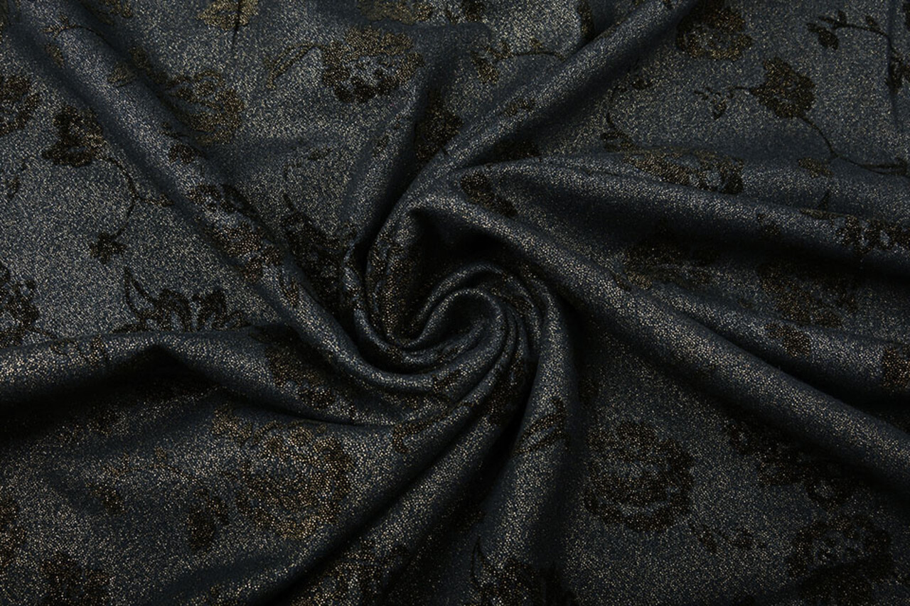 Denim Rosen Glitzer Dunkelblau Denim Rosen Glitzer Dunkelblau