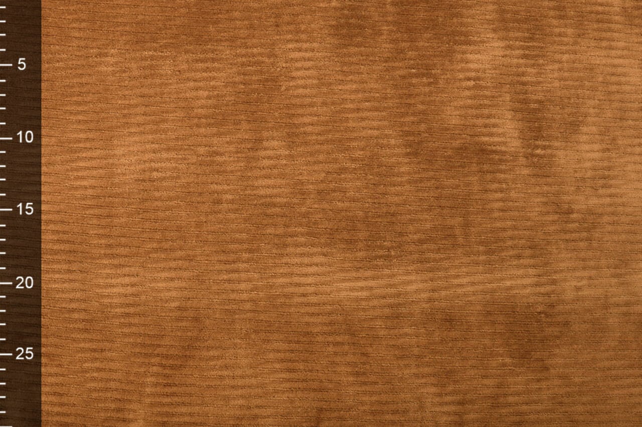 Coton Tricoté Grand Velours Côtelé Marron Moka Coton Tricoté Grand Velours Côtelé Marron Moka