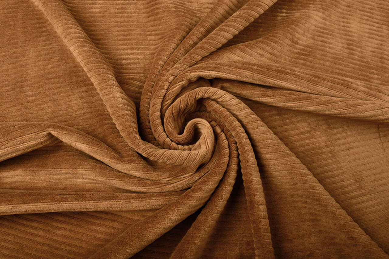 Cotton Knit Big Corduroy Mocha Brown Cotton Knit Big Corduroy Mocha Brown