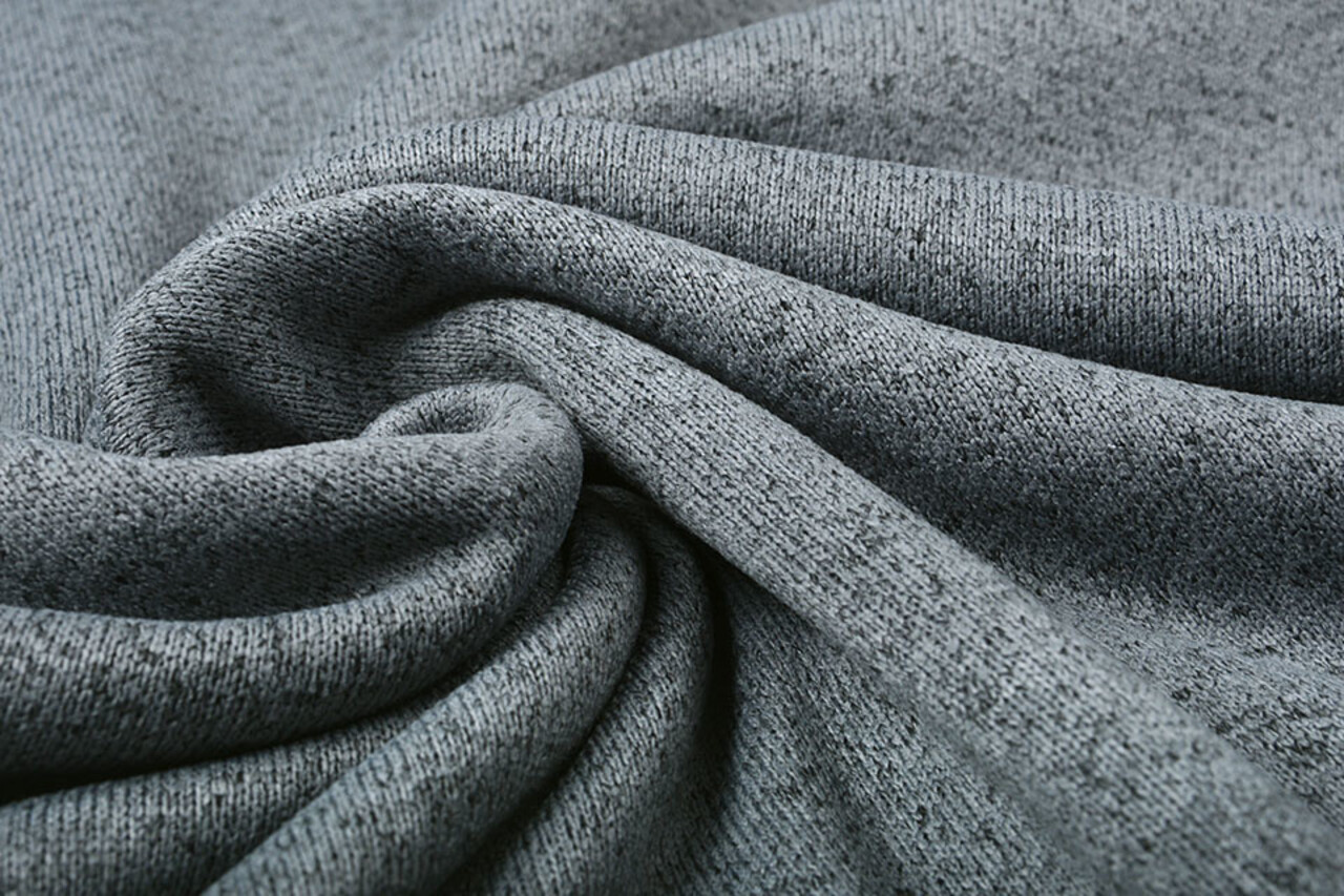 Knitted Fleece 2-Tone Grey