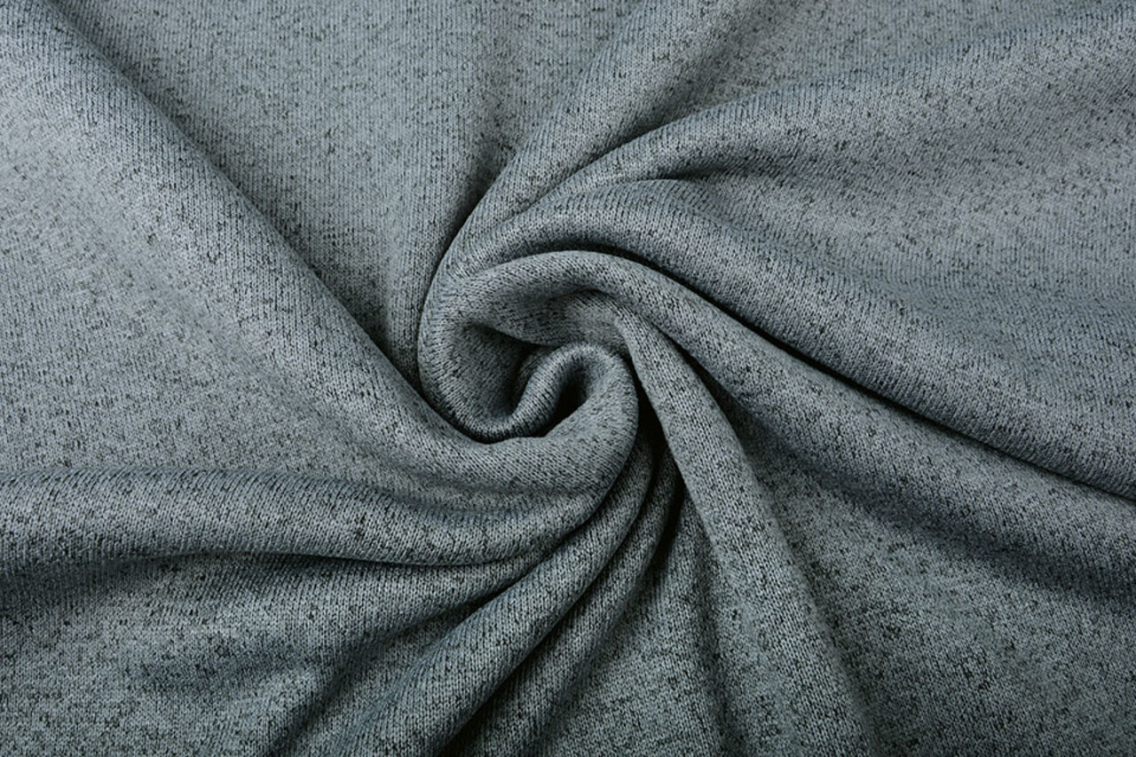 Knitted Fleece 2-Tone Grey