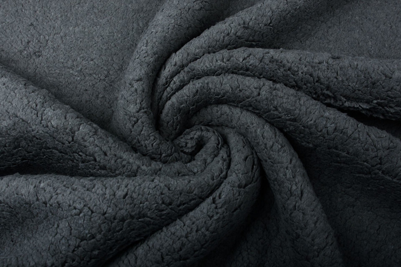 Teddy Stof  Donker Grijs Teddy Stof  Donker Grijs