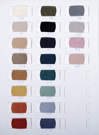 Samplecard Rib Corduroy 8 W