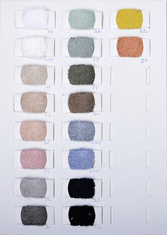 Samplecard Bamboo Terry Cloth