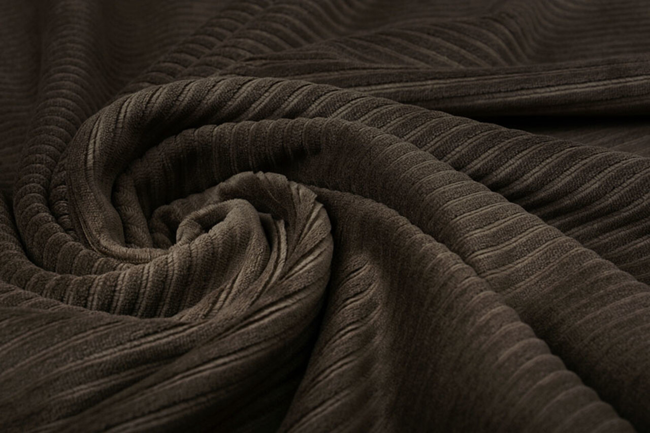 Cotton Knit Big Corduroy Dark Brown Cotton Knit Big Corduroy Dark Brown