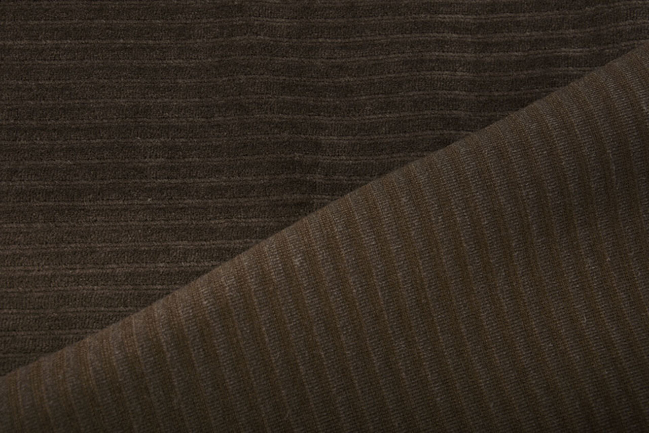 Coton Tricoté Grand Velours Côtelé Marron Foncé Coton Tricoté Grand Velours Côtelé Marron Foncé