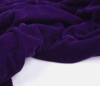 3 meter Velor Velvet Fabric Vultur Purple