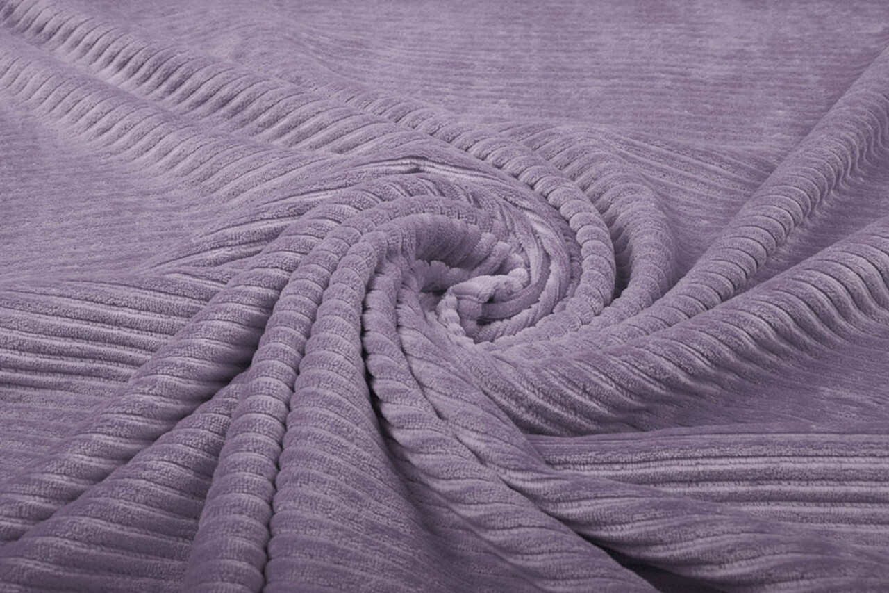 Cotone a Maglia Larga Velluto a Coste Antico Lilla Cotone a Maglia Larga Velluto a Coste Antico Lilla